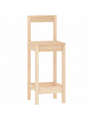 Set da Bar 3 pz in Legno Massello di Pino