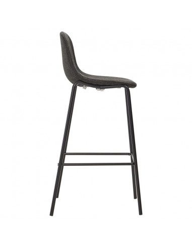 Set da Bar 3 pz in Tessuto Grigio Scuro