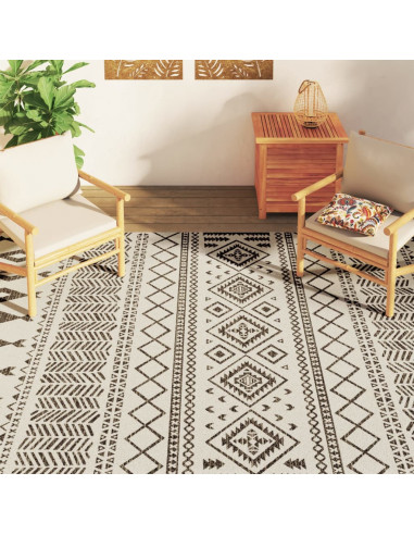 Tappeto a Pelo Corto Multicolore 190x300 cm Interni/Esterni