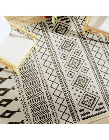 Tappeto a Pelo Corto Multicolore 190x300 cm Interni/Esterni