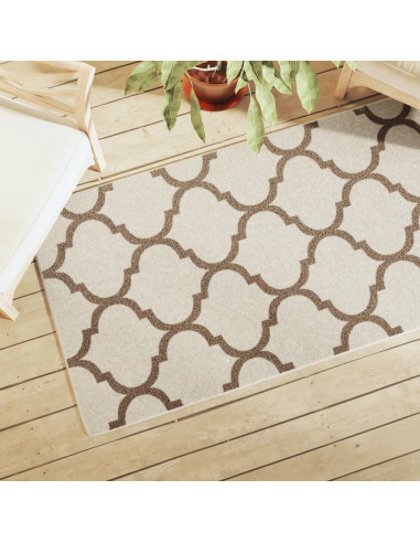 Tappeto a Pelo Corto Multicolore 80x150 cm Interni/Esterni