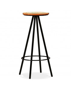 Set da Bar 5 pz in Legno Massello di Recupero