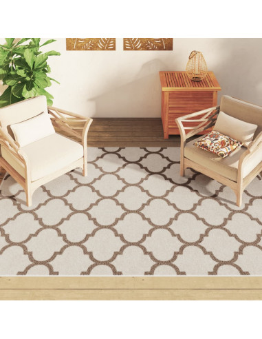 Tappeto a Pelo Corto Multicolore 190x300 cm Interni/Esterni