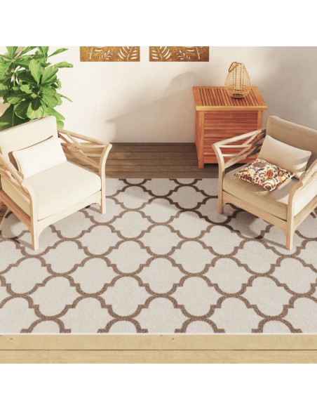Tappeto a Pelo Corto Multicolore 190x300 cm Interni/Esterni