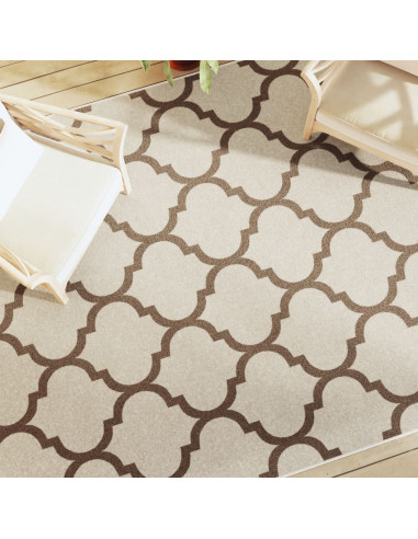 Tappeto a Pelo Corto Multicolore 190x300 cm Interni/Esterni