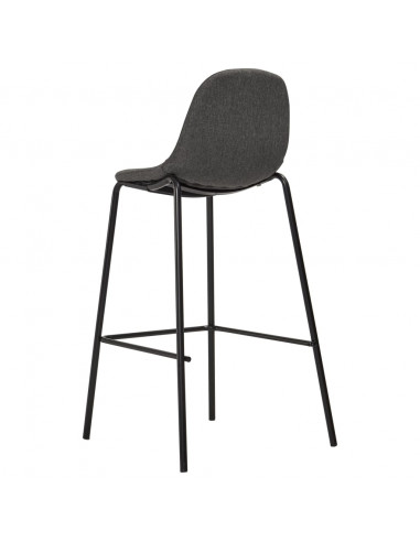 Set da Bar 5 pz in Tessuto Grigio Scuro