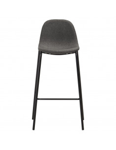 Set da Bar 5 pz in Tessuto Grigio Scuro