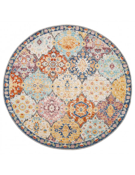 Tappeto ARBIZU Interni e Esterni Design Vintage Ø 120 cm