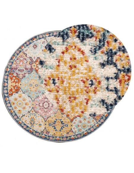 Tappeto ARBIZU Interni e Esterni Design Vintage Ø 120 cm