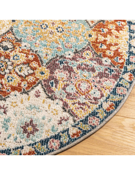 Tappeto ARBIZU Interni e Esterni Design Vintage Ø 120 cm