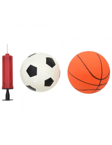 Set da Calcio e Basket per Bambini con Palloni 98x50x70 cm