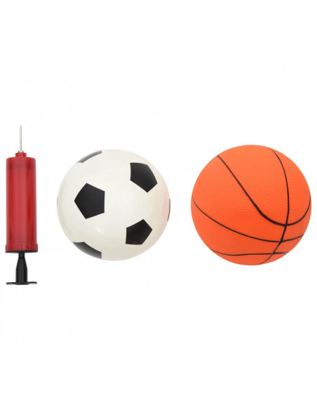 Set da Calcio e Basket per Bambini con Palloni 98x50x70 cm