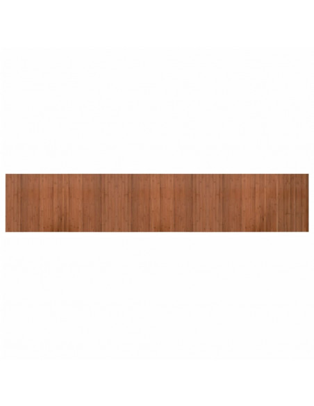 Tappeto Rettangolare Marrone 60x300 cm in Bambù