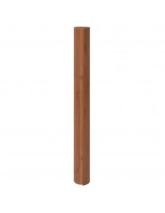 Tappeto Rettangolare Marrone 60x300 cm in Bambù 2