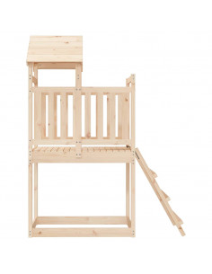 Set da Gioco da Esterno 53x110x214 cm in Legno Massello di Pino