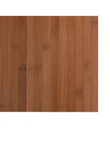 Tappeto Rettangolare Marrone 60x300 cm in Bambù
