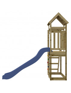 Set da Gioco da Esterno in Legno di Pino Impregnato