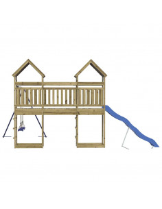 Set da Gioco da Esterno in Legno di Pino Impregnato 2