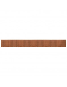 Tappeto Rettangolare Marrone 60x500 cm in Bambù