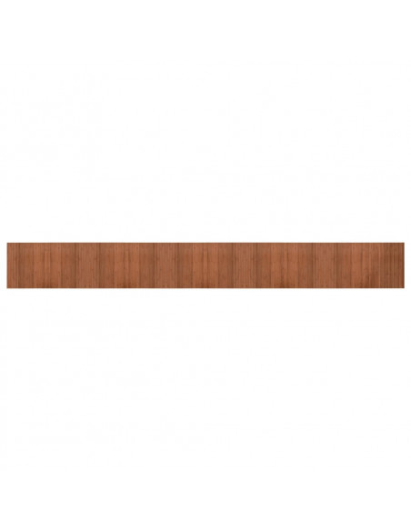 Tappeto Rettangolare Marrone 60x500 cm in Bambù