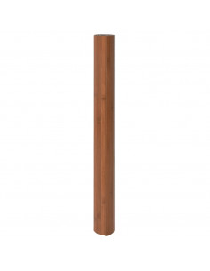 Tappeto Rettangolare Marrone 60x500 cm in Bambù 2