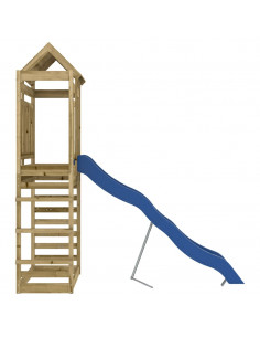 Set da Gioco da Esterno in Legno di Pino Impregnato