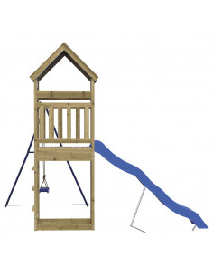 Set da Gioco da Esterno in Legno di Pino Impregnato 2