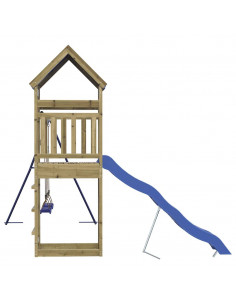 Set da Gioco da Esterno in Legno di Pino Impregnato 2