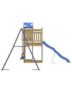 Set da Gioco da Esterno in Legno di Pino Impregnato 2