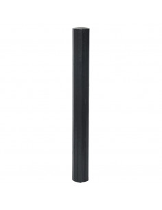Tappeto Rettangolare Nero 70x500 cm in Bambù 2