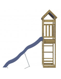 Set da Gioco da Esterno in Legno di Pino Impregnato