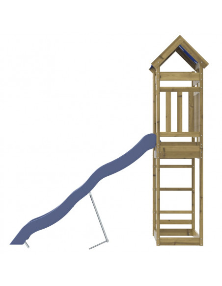 Set da Gioco da Esterno in Legno di Pino Impregnato