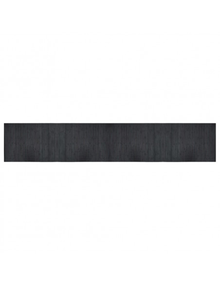 Tappeto Rettangolare Grigio 70x400 cm in Bambù