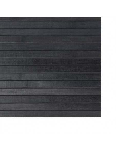 Tappeto Rettangolare Grigio 70x400 cm in Bambù