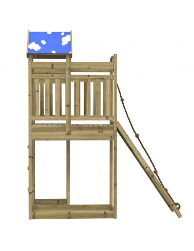 Set da Gioco da Esterno in Legno di Pino Impregnato