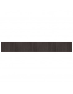 Tappeto Rettangolare Marrone Scuro 70x500 cm in Bambù