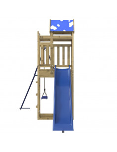 Set da Gioco da Esterno in Legno di Pino Impregnato 2