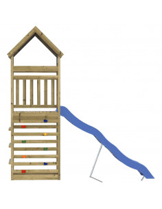 Set da Gioco da Esterno in Legno di Pino Impregnato