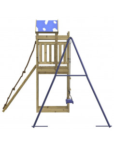 Set da Gioco da Esterno in Legno di Pino Impregnato 2