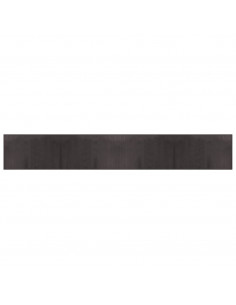 Tappeto Rettangolare Marrone Scuro 60x400 cm in Bambù
