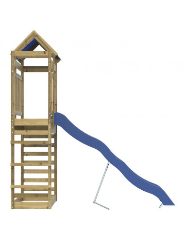 Set da Gioco da Esterno in Legno di Pino Impregnato