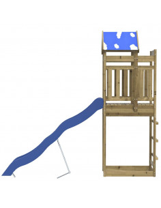 Set da Gioco da Esterno in Legno di Pino Impregnato