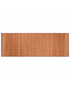 Tappeto Rettangolare Marrone 70x200 cm in Bambù