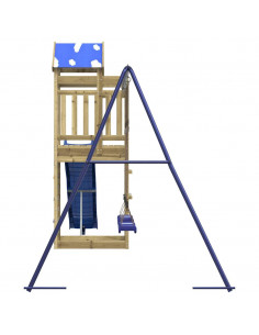 Set da Gioco da Esterno in Legno di Pino Impregnato 2