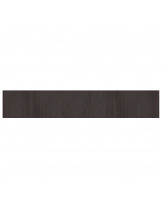 Tappeto Rettangolare Marrone Scuro 70x400 cm in Bambù