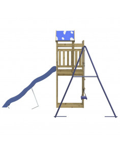 Set da Gioco da Esterno in Legno di Pino Impregnato 2