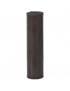 Tappeto Rettangolare Marrone Scuro 70x400 cm in Bambù 2