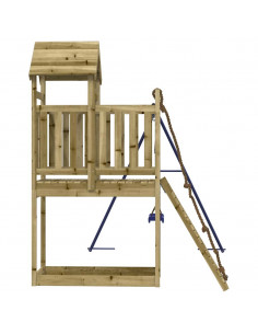 Set da Gioco da Esterno in Legno di Pino Impregnato 2