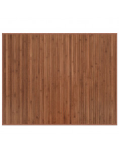 Tappeto Rettangolare Marrone 80x100 cm in Bambù