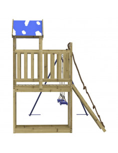 Set da Gioco da Esterno in Legno di Pino Impregnato 2